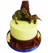 Торт динозавры
