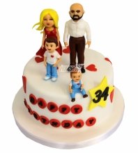 Торт мужу и папе
