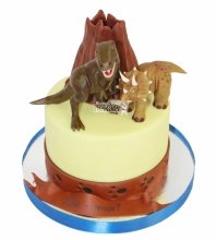 Торт динозавры