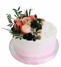 Торт для сестры с цветами