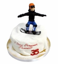 Торт сноубордисту 