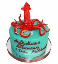 Детский торт осьминог 