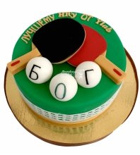 Торт на день рождения пинг понг 