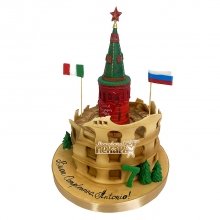 Торт Колизей и Кремль
