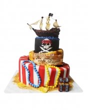 Детский торт пираты