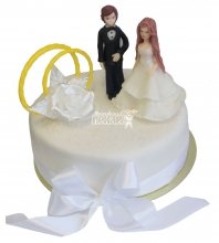 Небольшой свадебный торт