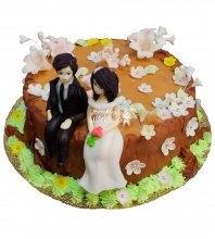 Небольшой свадебный торт