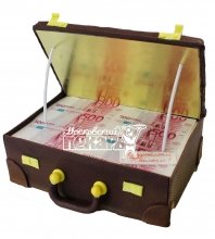 Торт чемодан с деньгами