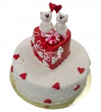 Свадебный торт с мишками