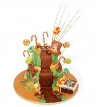 Детский торт шоколадная река