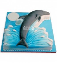 Детский торт с дельфином 