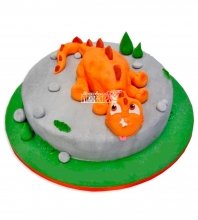 Детский торт динозаврик