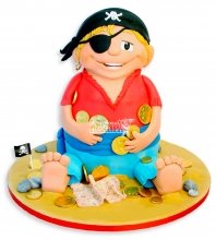 3D Детский торт пират