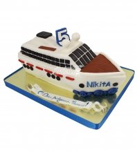 3D Торт яхта
