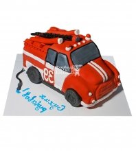 3D Торт пожарному