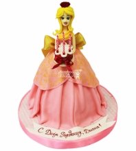 3D Торт кукла