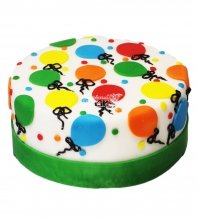 Торт с шариками 