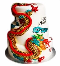 Свадебный торт азиатский
