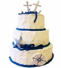 Свадебный торт морской