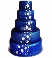 Свадебный торт со звездами