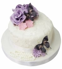 Свадебный торт небольшой