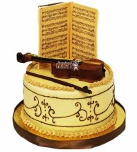 Торт скрипка