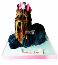 3D торт собака