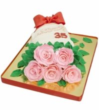 3D торт букет роз