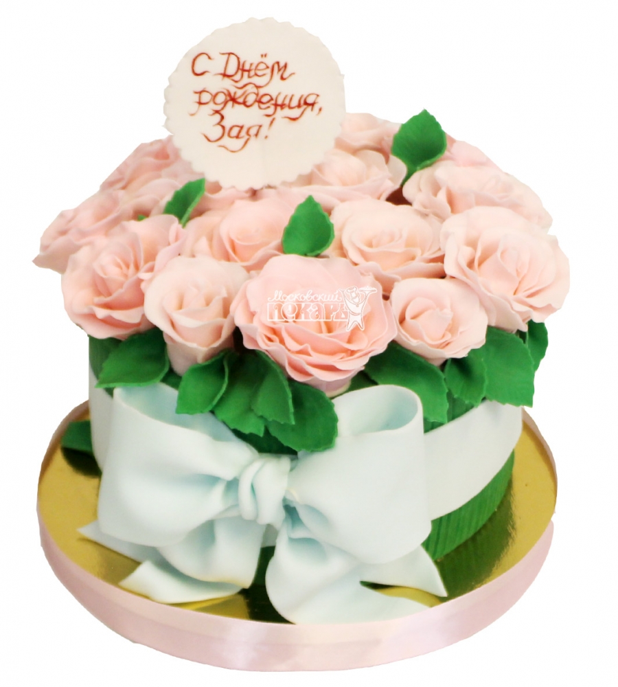 Торт букет роз из крема - 76 фото