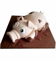 3D торт свинья