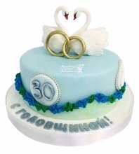 Торт на годовщину 30 лет