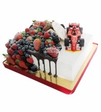 Торт для мужчины с ягодами 
