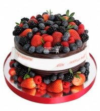 Торт с ягодами 