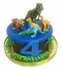 Торт динозавры 