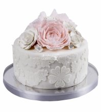 Торт для женщины с розами 