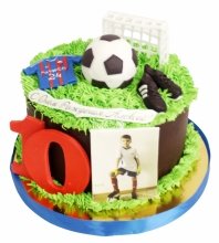Торт футбол на 10 лет 