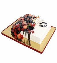 Торт на день рождения с пандой 