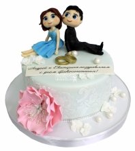 Торт на годовщину свадьбы 