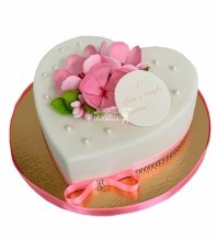 Торт женщине с цветами 