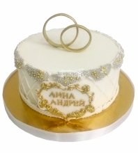 Небольшой свадебный торт 
