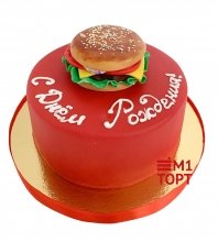Торт бургер 