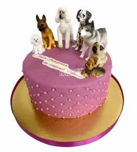 Торт с собаками