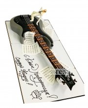 Торт 3D гитара