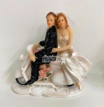 Свадебная фигурка керамическая