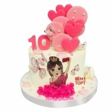 Торт девочке на 10 лет