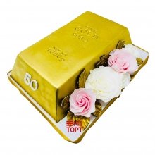 Торт слиток золота