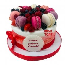 Торт с макарунами