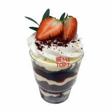 Десерты в стакане начинка черный бархат