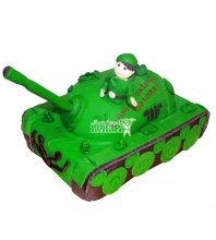 3D Торт на день рождения с танком