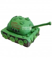 3D Торт на день рождения танк